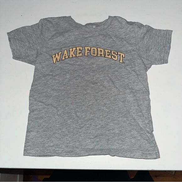 Unbranded Other - Wake Forest Demon Deacons Toddler T-Shirt Size 3T Gray Graphic Tee NCAA Kids